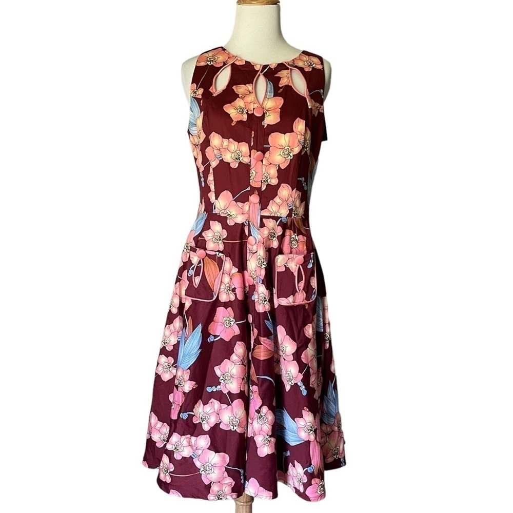 NWT Voodoo Vixen Retro Rockabilly Pin Up Swing  Dress